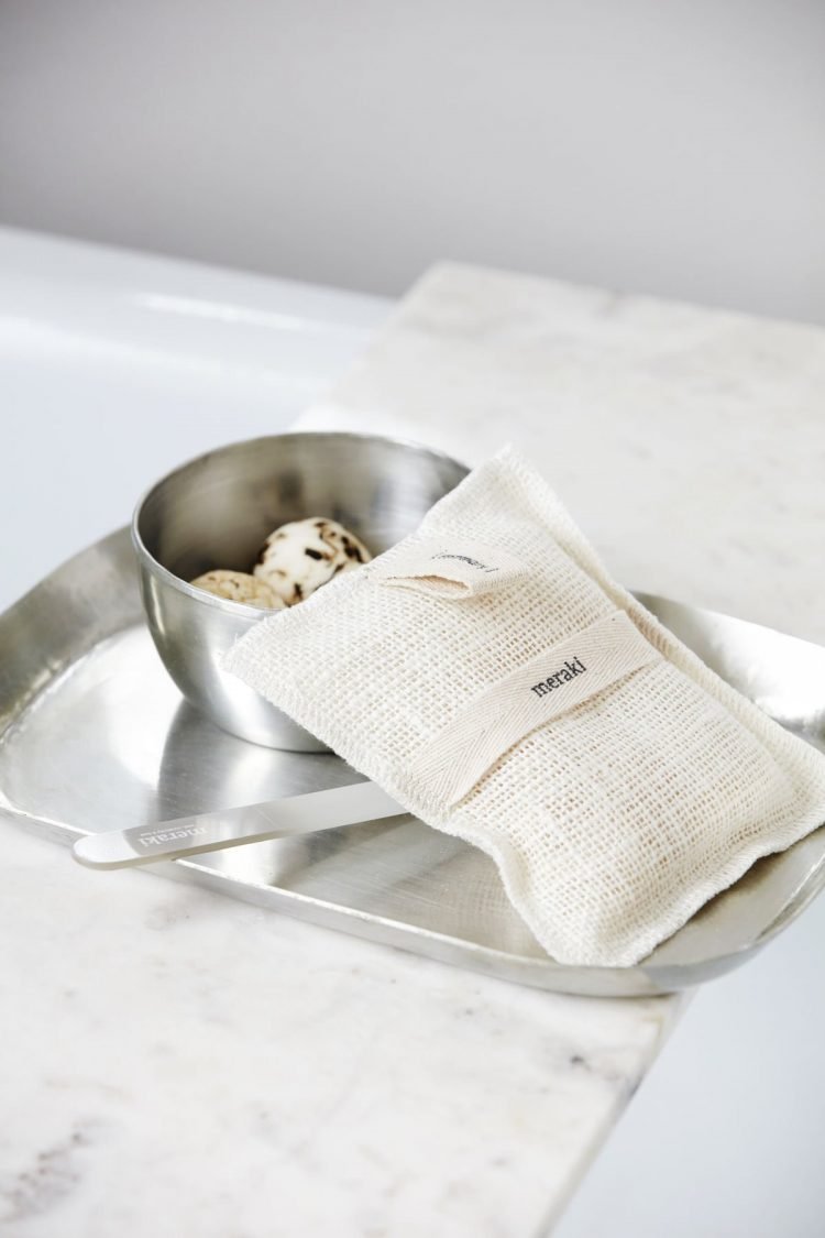 Badehandschuh, Rosmarin