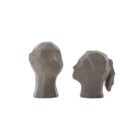 Skulptur Benedict & Amal, Graphite