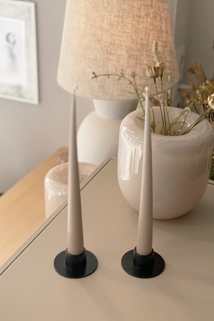 Stabkerzenhalter, black
