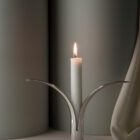 Kerzenständer Lily, Silber