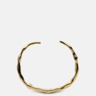Armreif Chunky, Edelstahl vergoldet