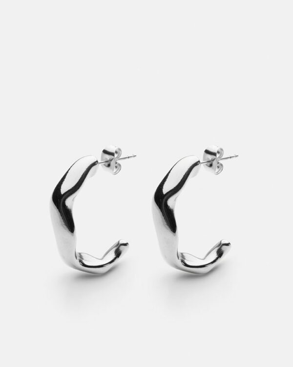 Ohrringe Chunky, Edelstahl