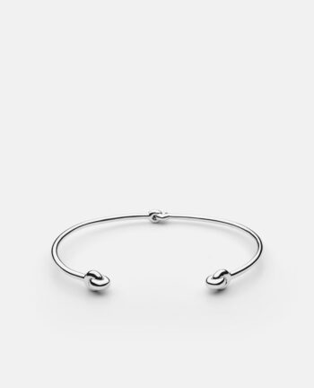 Armreif Knot Petit M, Edelstahl