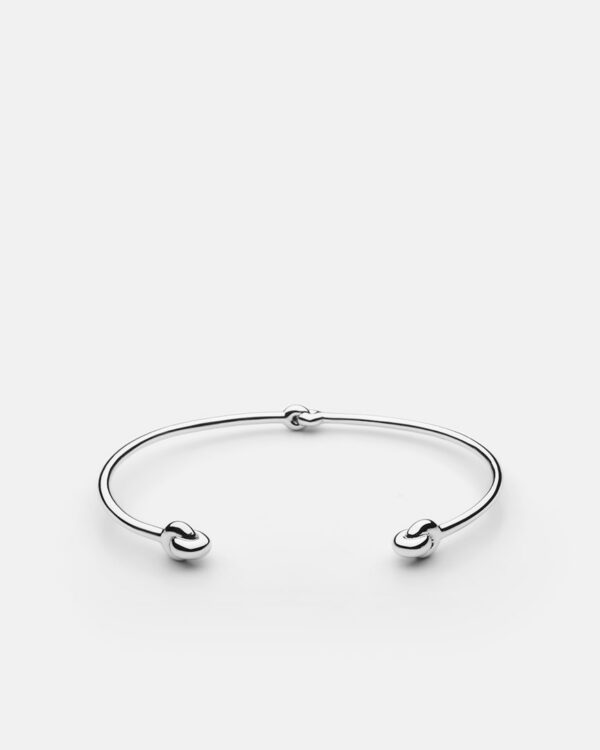 Armreif Knot Petit M, Edelstahl