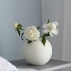 Vase Ball, Weiß
