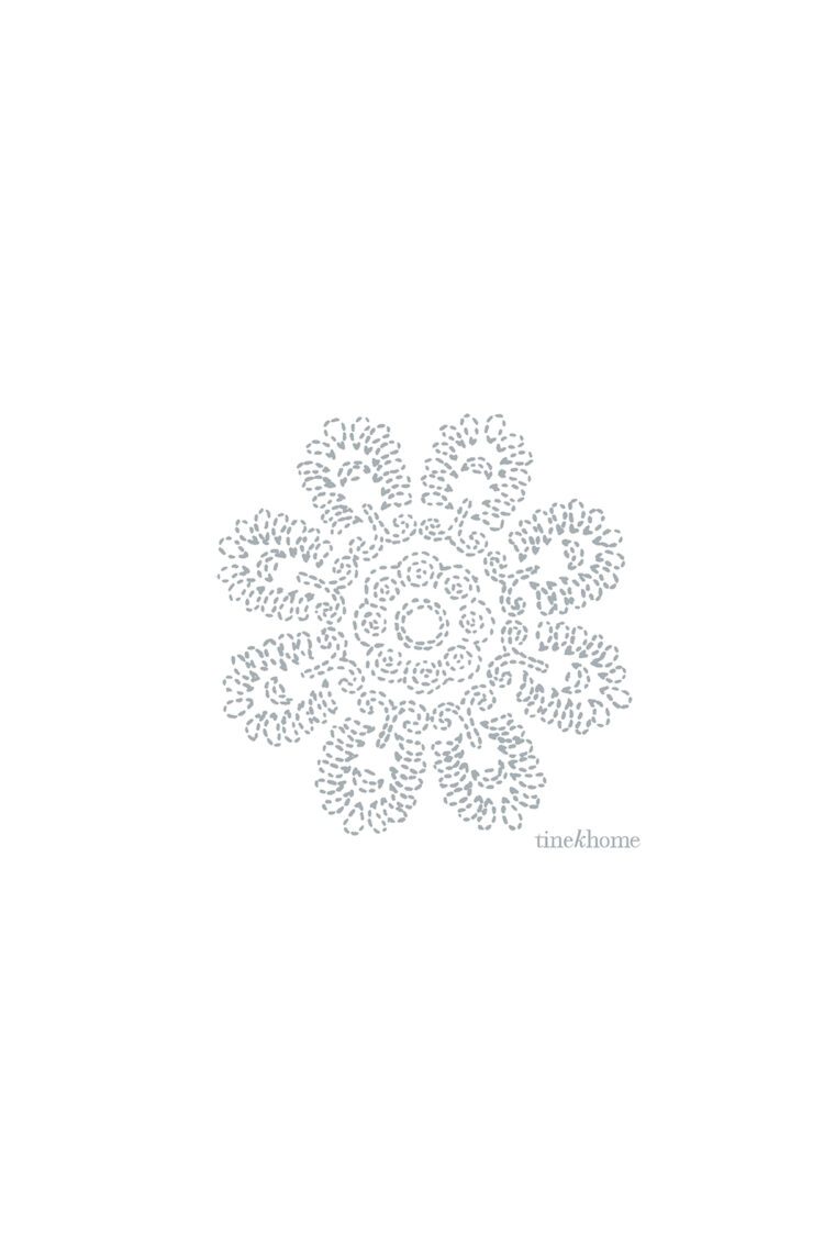 Servietten, Lotus Flower Grey