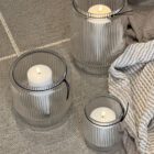 Windlicht Stripe