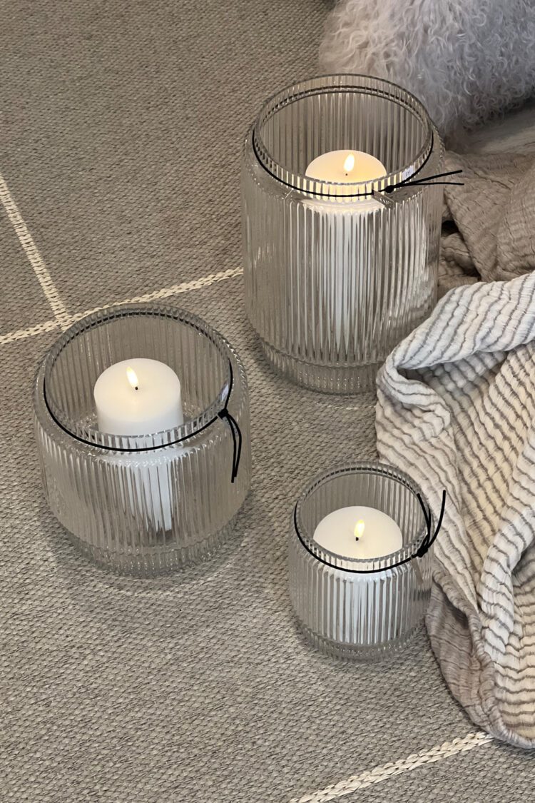 Windlicht Stripe