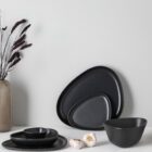 Teller Lunch, schwarz
