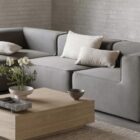 Kissenbezug Boucle Moonbeam, 40×60