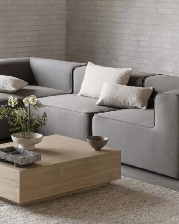 Kissenbezug Boucle Moonbeam, 40×60