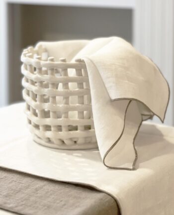 Vilnia Tischläufer Leinen, Natur