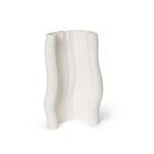 Moire Vase, Offwhite