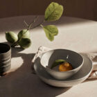Flow Bowl Large, Offwhite