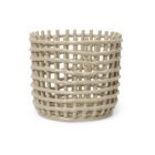Ceramic Basket cashmere, Large