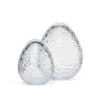 Gry standing egg 16cm, clear