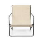 Desert Lounge Chair, Black/Cloud