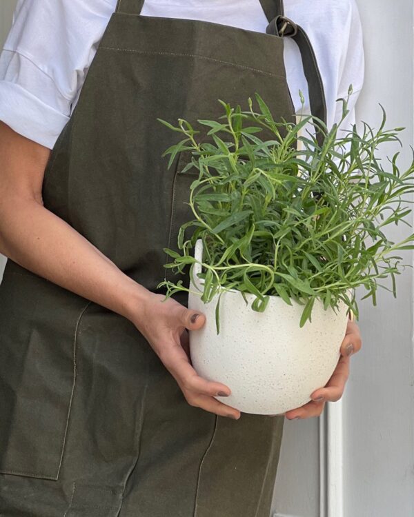 Speckle Blumentopf, offwhite