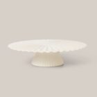 Fountain Cake Plate, Offwhite