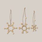 Jute Stars Set, Natural