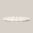 Plait Platter, Offwhite