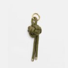 Knot keychain, Olive