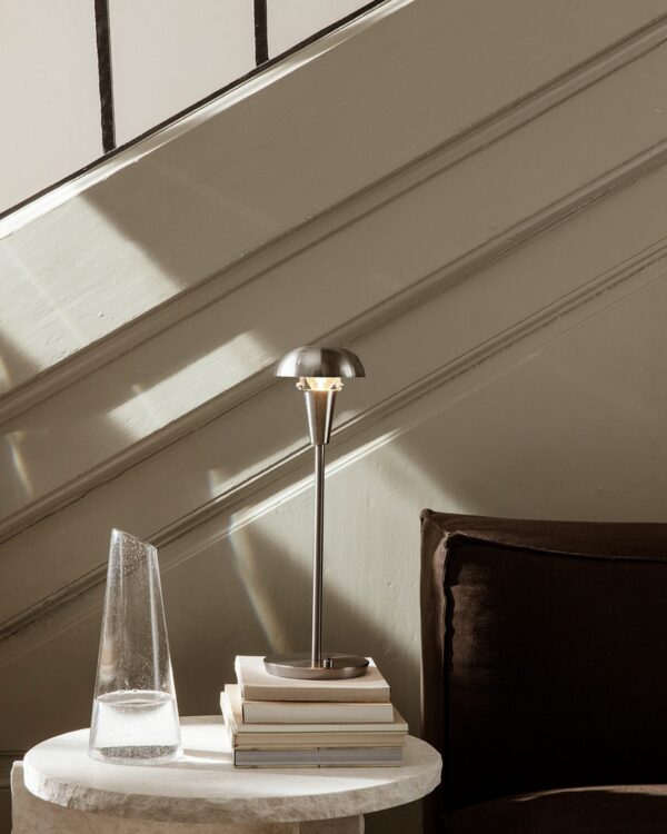 Tiny table lamp, steel