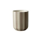 Duftkerze, stripe creme