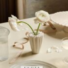 Dedali Vase h-11, Offwhite