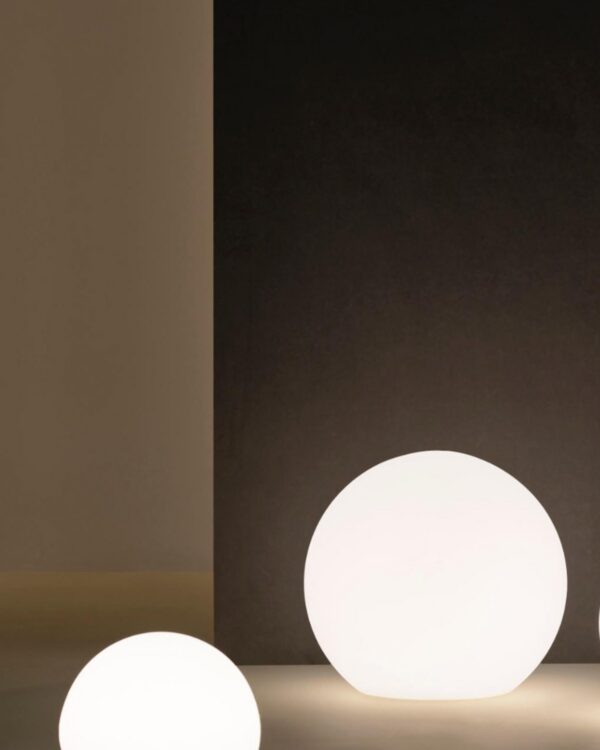 Solarleuchte Globe weiss, 2er-set