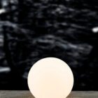 Solarleuchte Globe, weiss