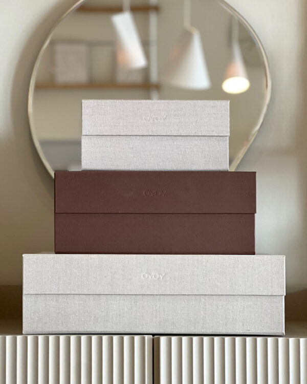 Storage Box A4, Caramel