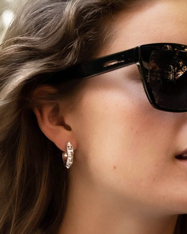 Ohrringe Rivet, Edelstahl