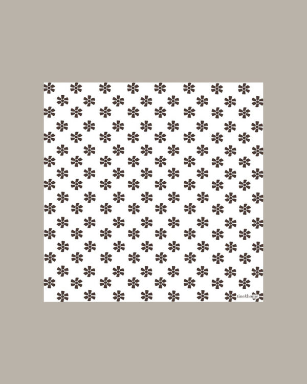 Servietten FLower Mocca, large