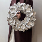 Badam Kranz white, 45cm