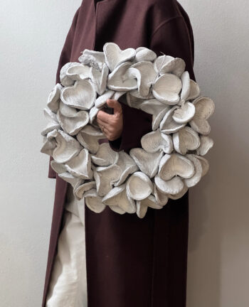 Badam Kranz white, 45cm