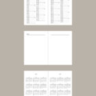 Pocket Kalender 2026, bordeaux