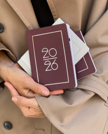 Pocket Kalender 2026, bordeaux