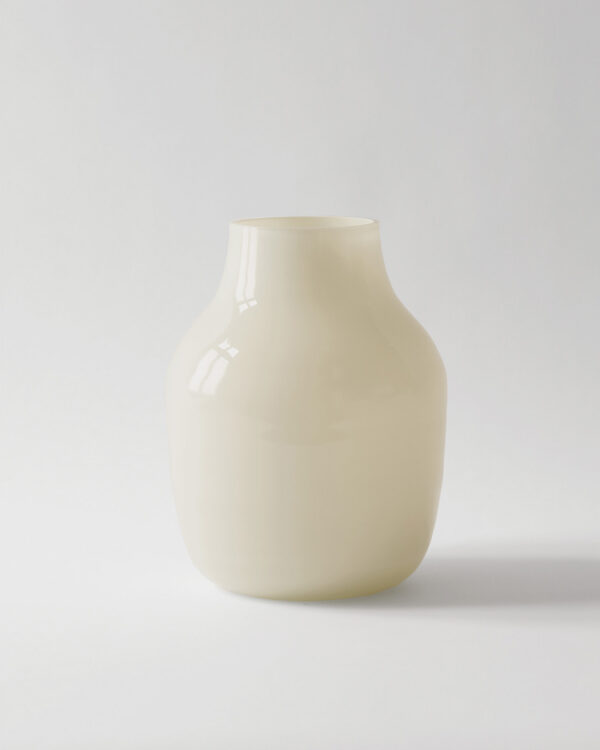 Paloma Glasvase Large, Creme