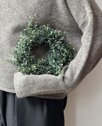 Evergreen Buchskranz, 15cm