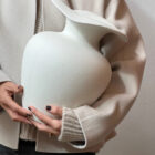 Florentina Vase M, Off White