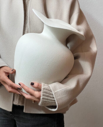 Florentina Vase M, Off White