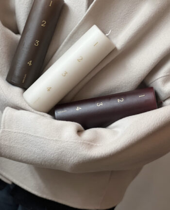 Adventkerze, ivory