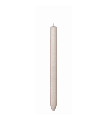 Stab-Kalenderkerze, linen grey