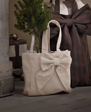Geschenktasche Bow Bag, Cream