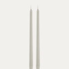 Stabkerzen-Set LED 2x32, oyster grey