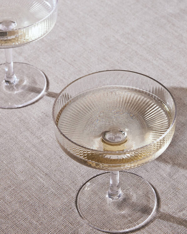 Ripple Champagner-Gläser, 2er Set