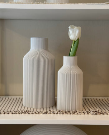 Flaske Vase Medium, White