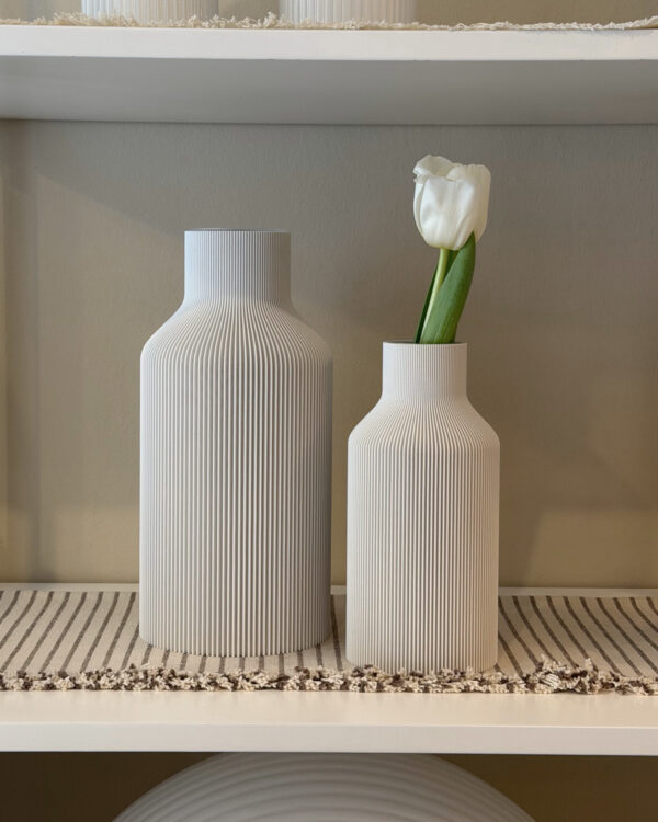 Flaske Vase Medium, White