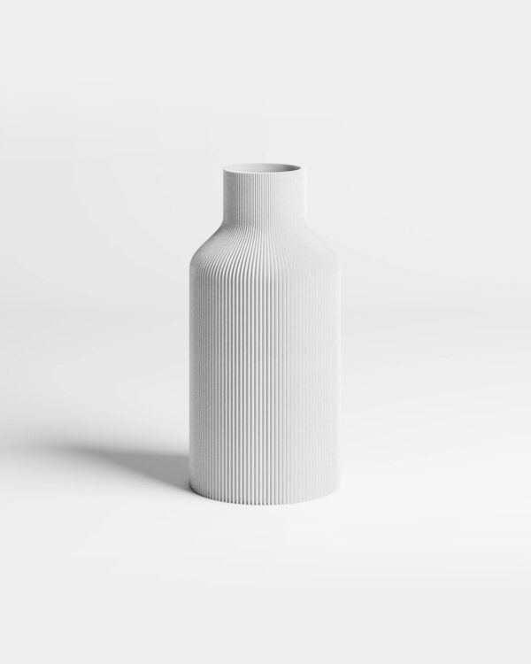 Flaske Vase Large, White